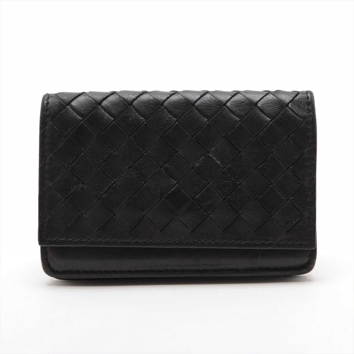 ボッテガヴェネタ 名刺入れ イントレチャート ブラック ボッテガ