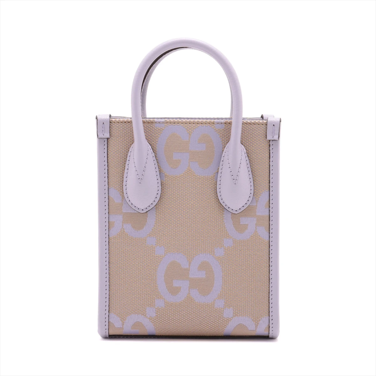 グッチ パープルレザー 2way ハンドバッグ