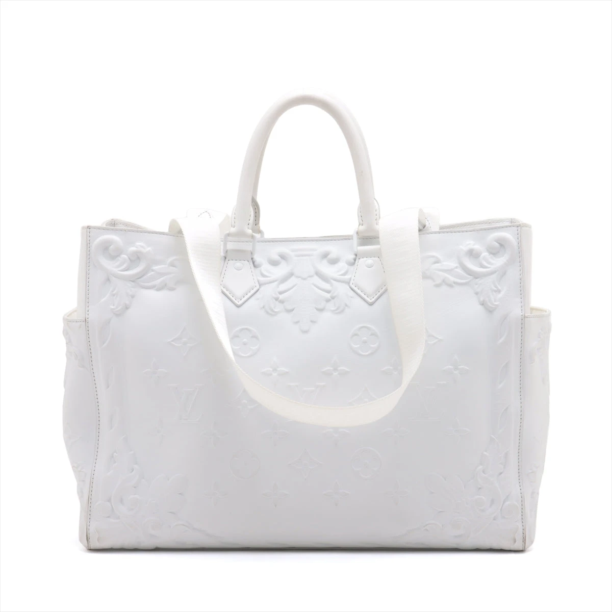 LOUIS VUITTON ルイヴィトン オーナメントサックプラ   M21841/RFID   ホワイト ユニセックス / 240001164907 ヴィトン LVオーナメント サックプラ M21841 RFID反応あり A3116107