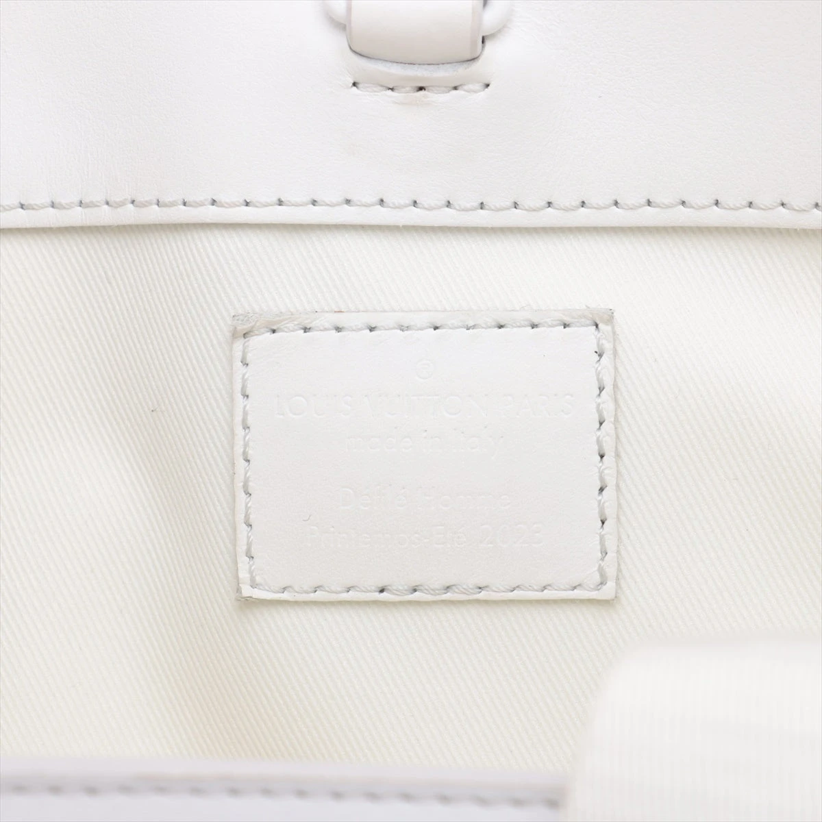 LOUIS VUITTON ルイヴィトン オーナメントサックプラ   M21841/RFID   ホワイト ユニセックス / 240001164907 ヴィトン LVオーナメント サックプラ M21841 RFID反応あり A3116107
