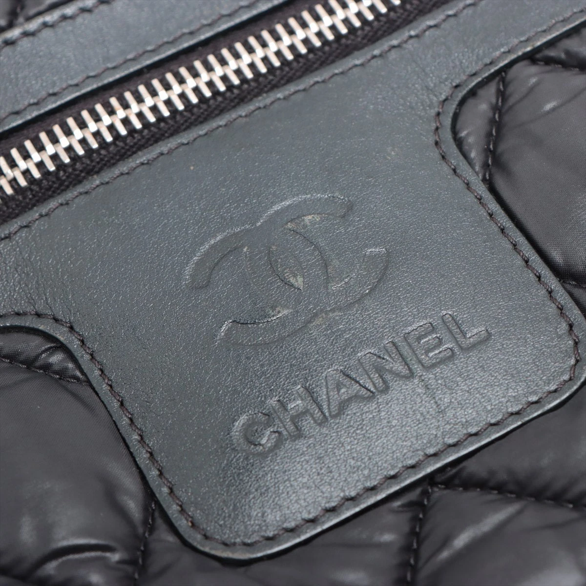 ALD01 シャネル コココクーン トートバッグ シール付き シルバー金具 CHANEL シャネル コココクーン シルバー金具 トートバッグ