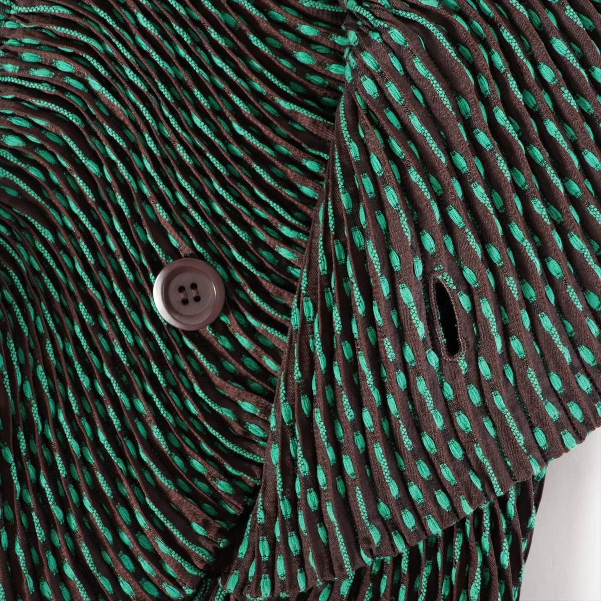 イッセイミヤケ コットン×ポリエステル ジャケット 2 レディース  