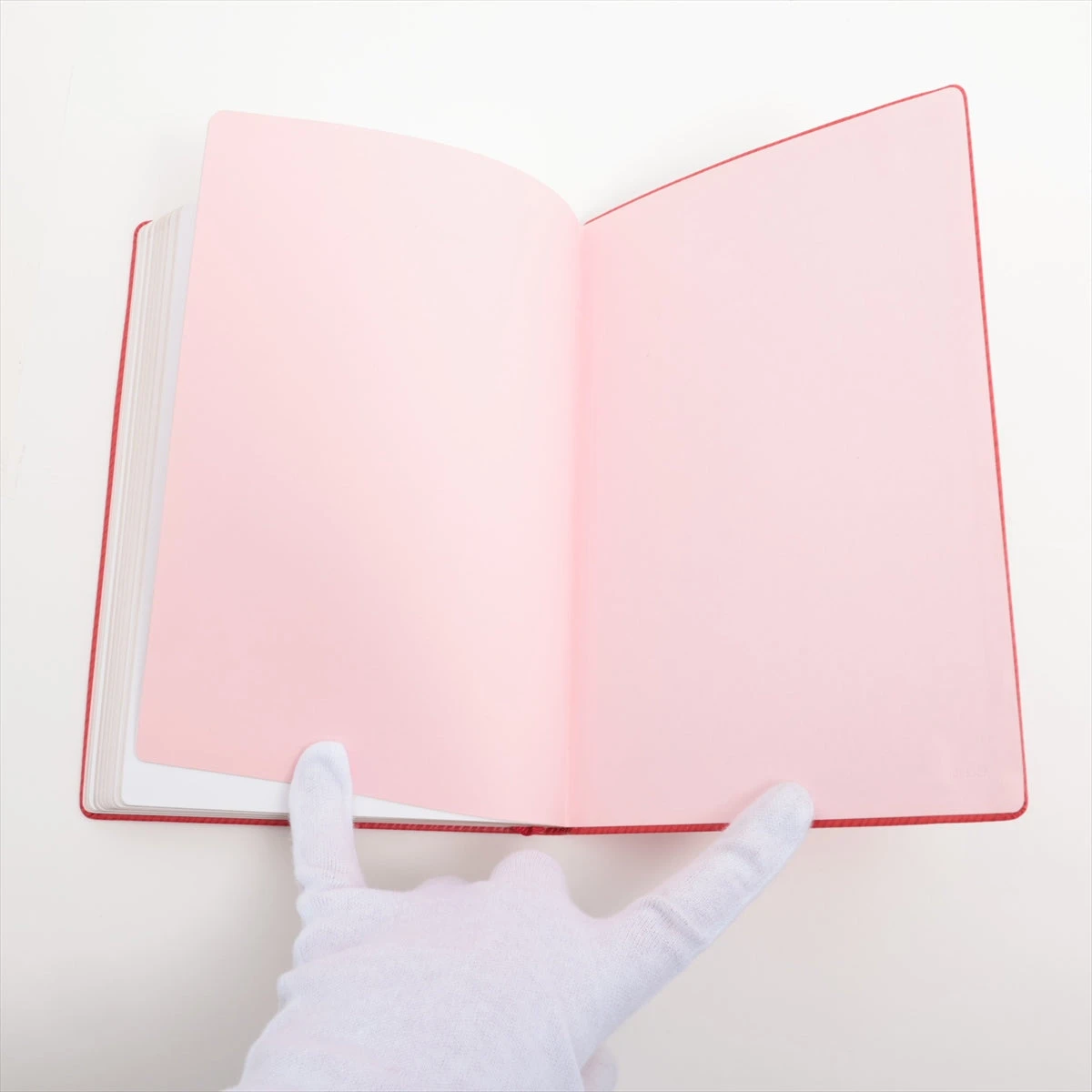 ヴィトン カイエギュスターヴMM DF1126 ノート ペーパー×レザー レッド