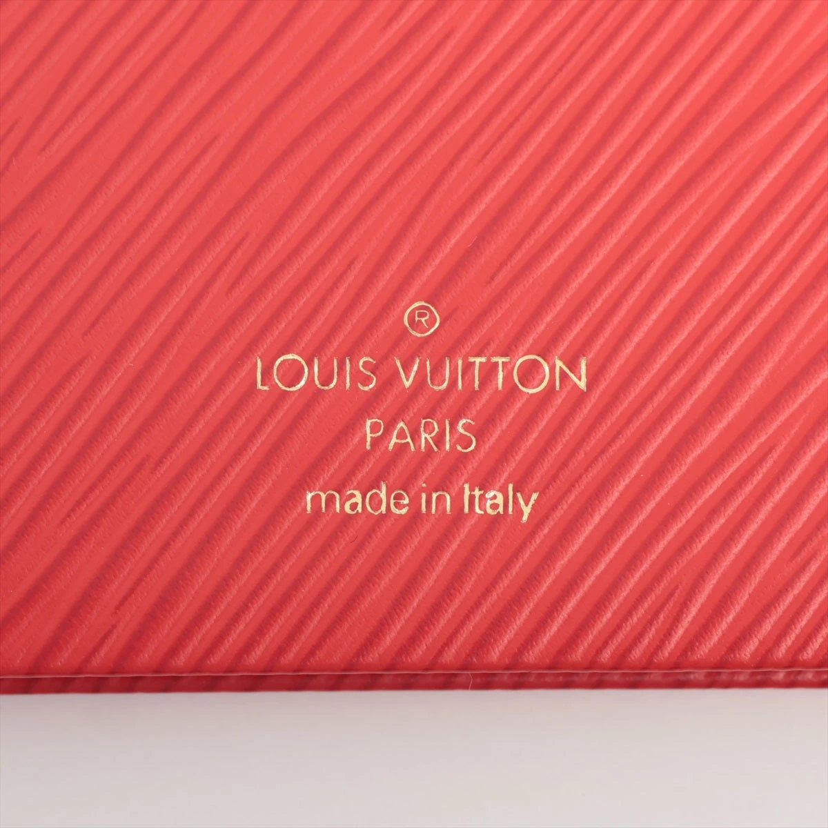 ヴィトン カイエギュスターヴMM DF1126 ノート ペーパー×レザー レッド