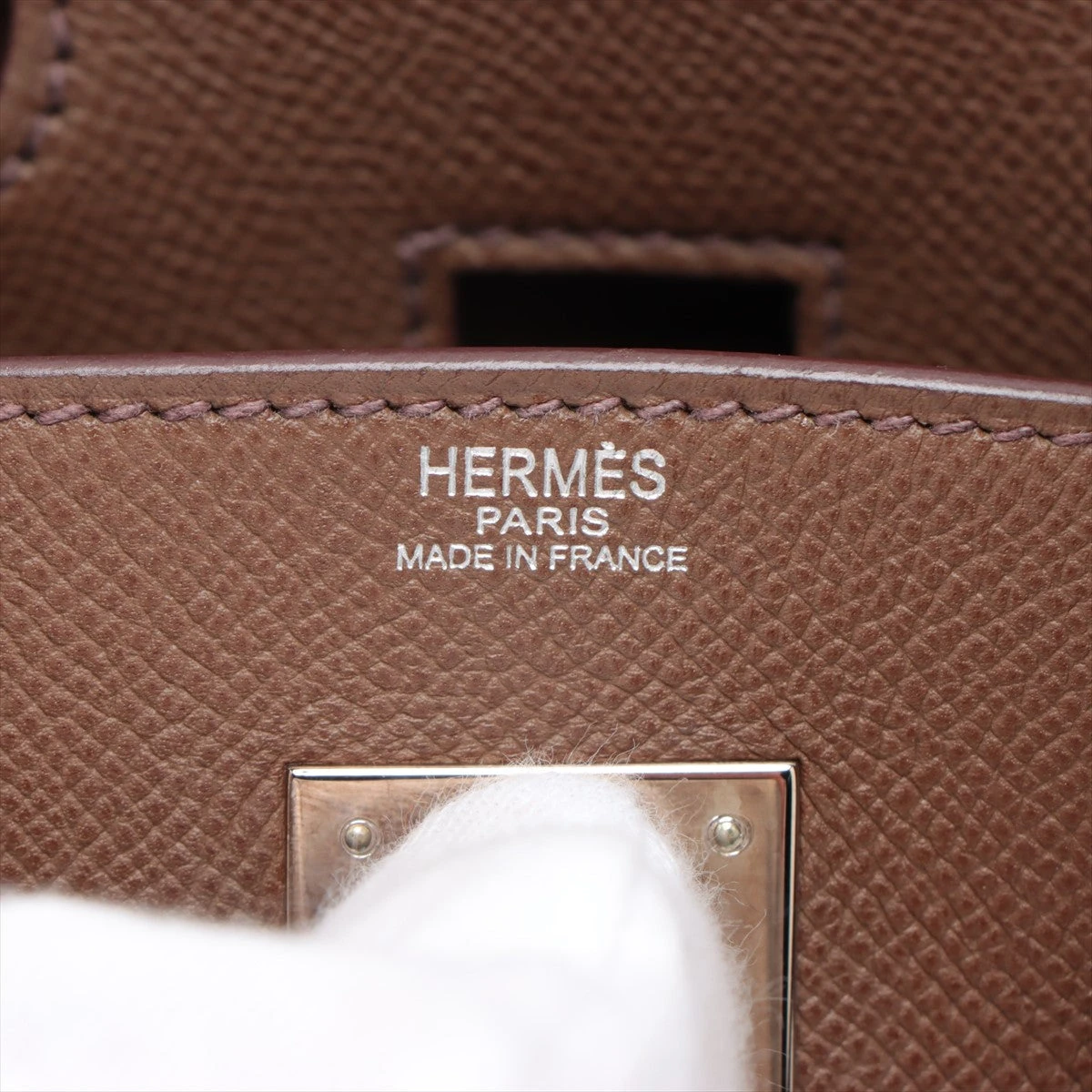 中古 HERMES エルメス オータクロア28 エプソン ブラウン エルメス 