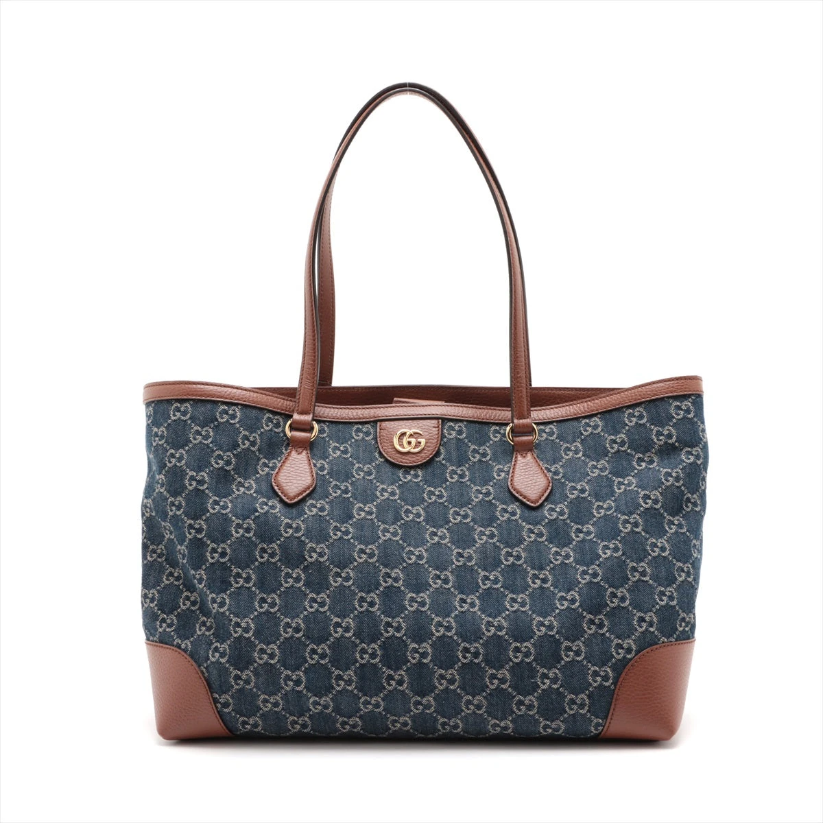 Gucci バレンタイン限定ハート型チャーム付きトートバッグ2wayGGデニム Gucci バレンタイン限定ハート型チャーム付きトートバッグ2wayGG