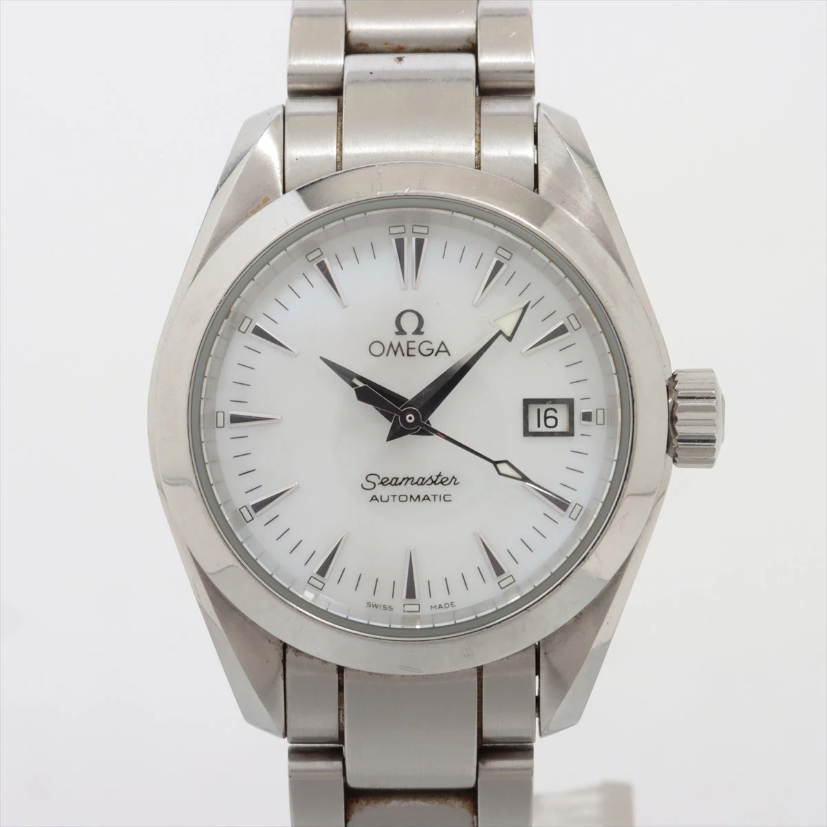 オメガ シーマスター アクアテラ 2573.70 SS AT シェル文字盤