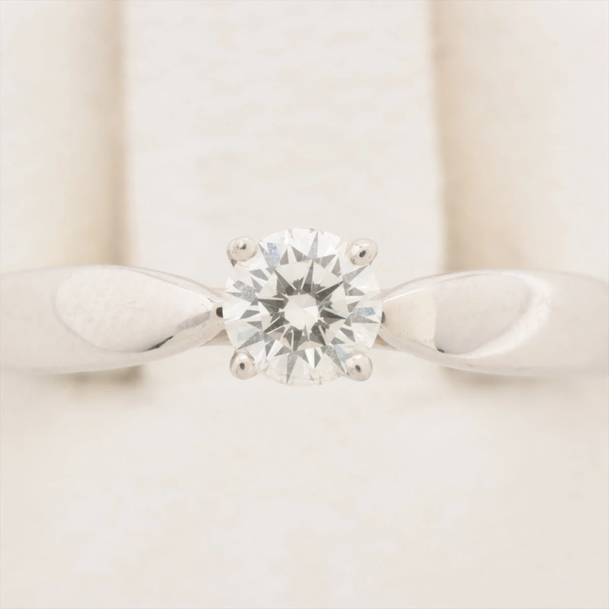 ティファニー Pt950 ダイヤモンド リング 0.32ct F VS1 EX ハーモニー  