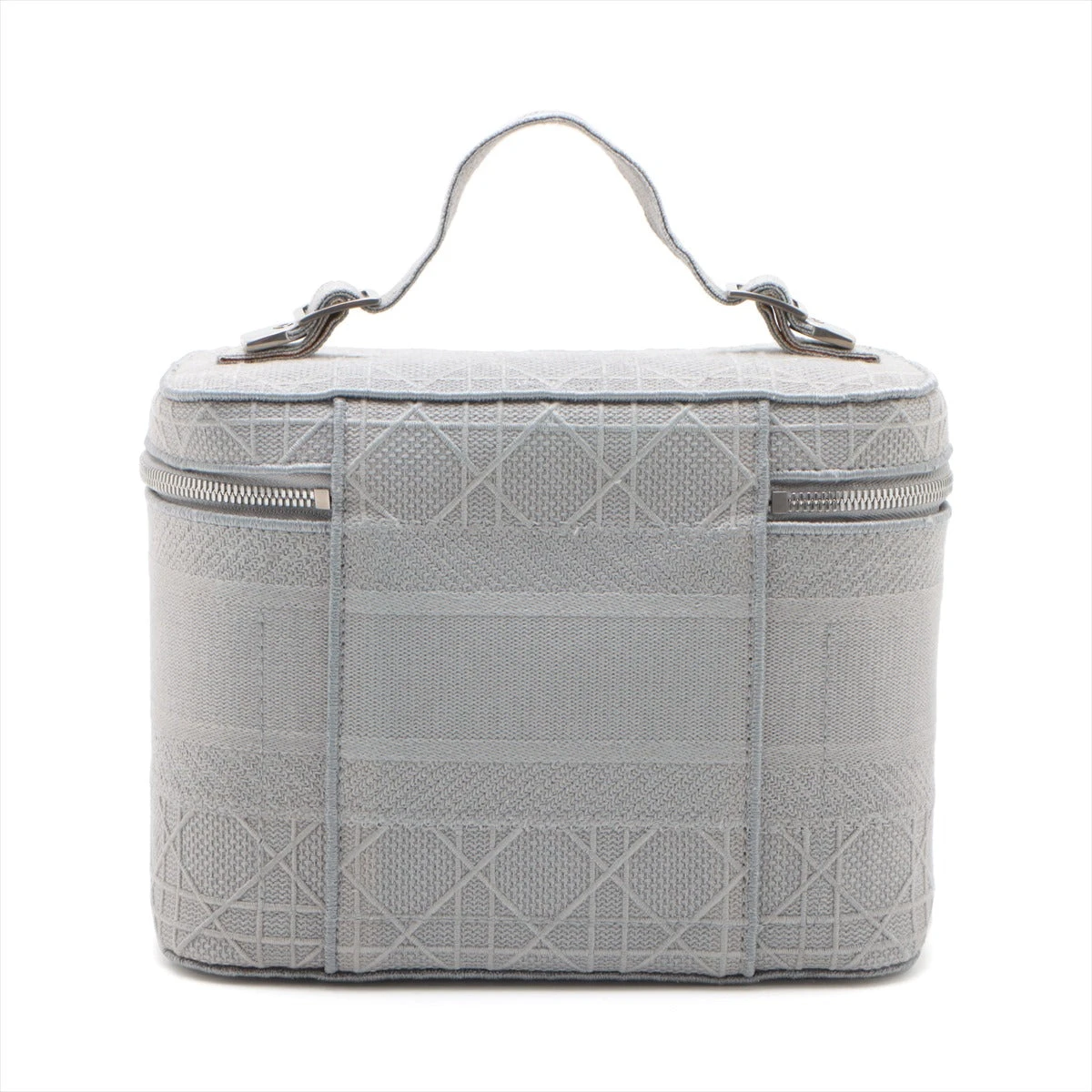 DIOR カナージュ トラベル バニティバッグ Dior☆バニティバッグ CDロゴ カナージュ ツイード エレガント