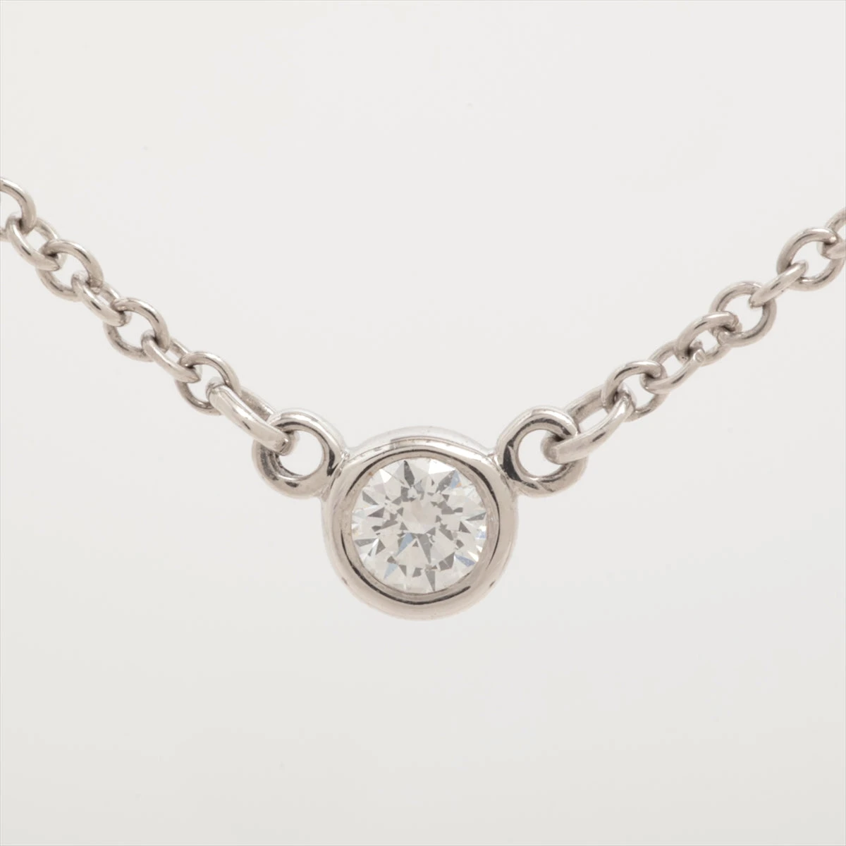 TIFFANY ティファニー バイザヤード ネックレス (PT950)