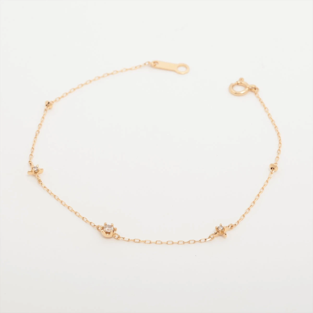 4℃ ダイヤ ブレスレット K18(YG) 0.9g A3103221｜中古ブランド品 
