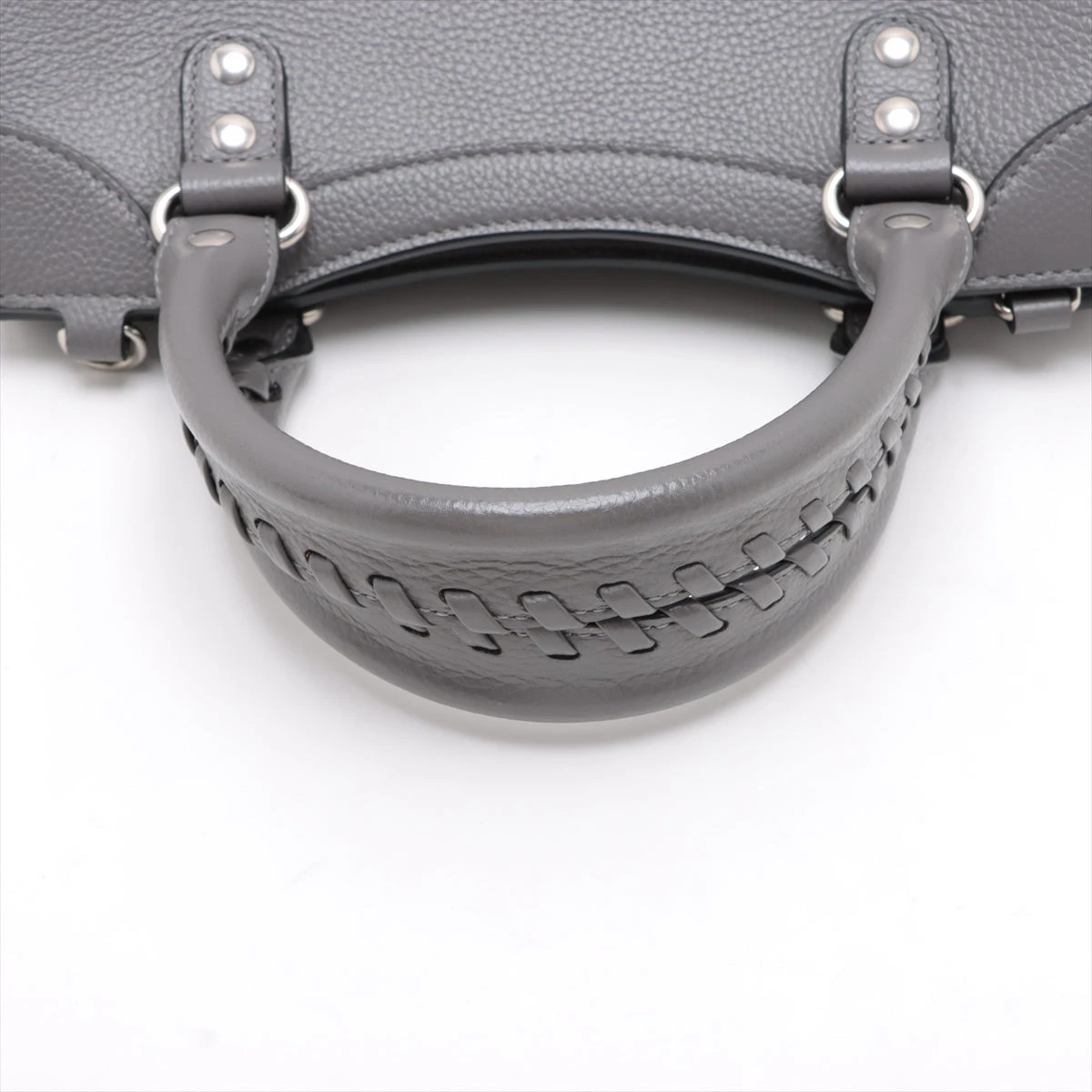 バレンシアガ ネオクラシック レザー 2WAYハンドバッグ グレー