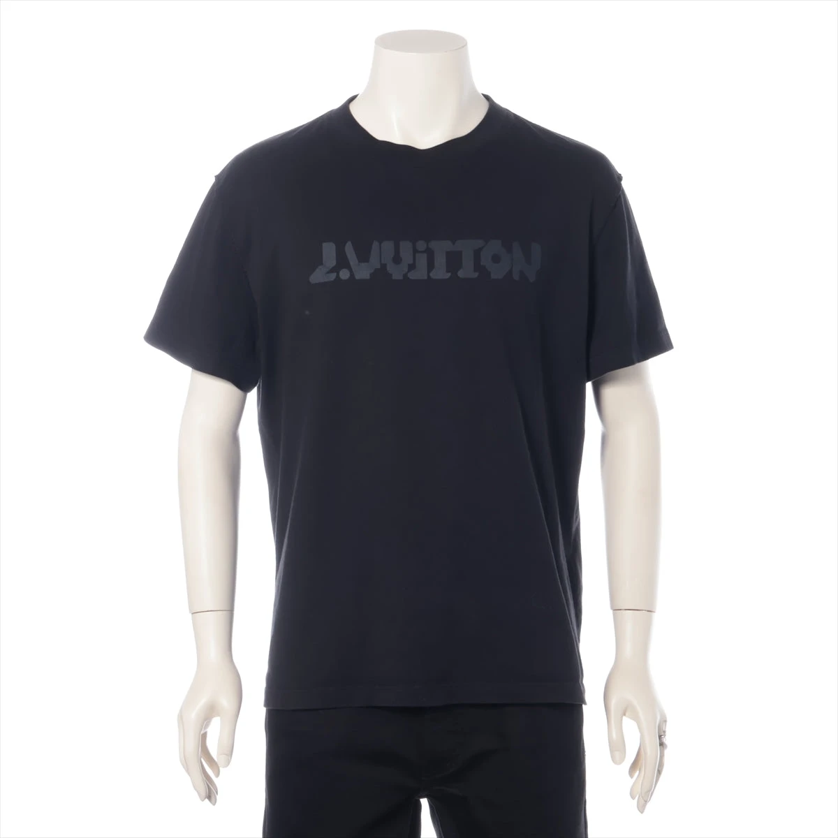 新品未使用ルイヴィトン テルモヒートリアクティブプリントTシャツ XS黒