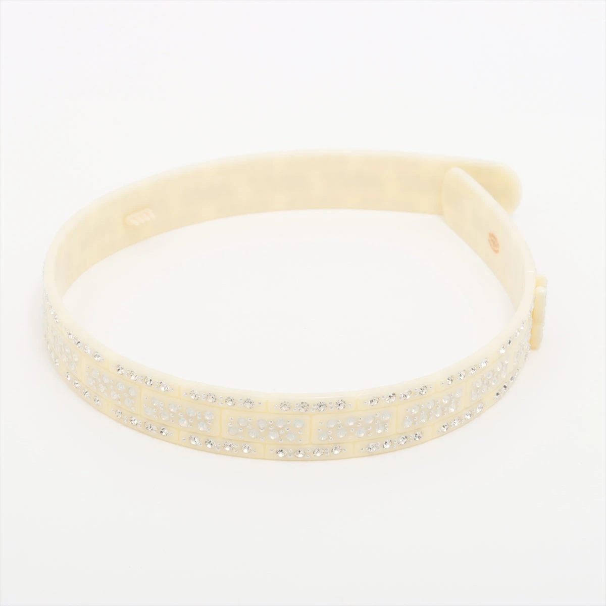 シャネル ココマーク 08A カチューシャ プラスチック×ラインストーン