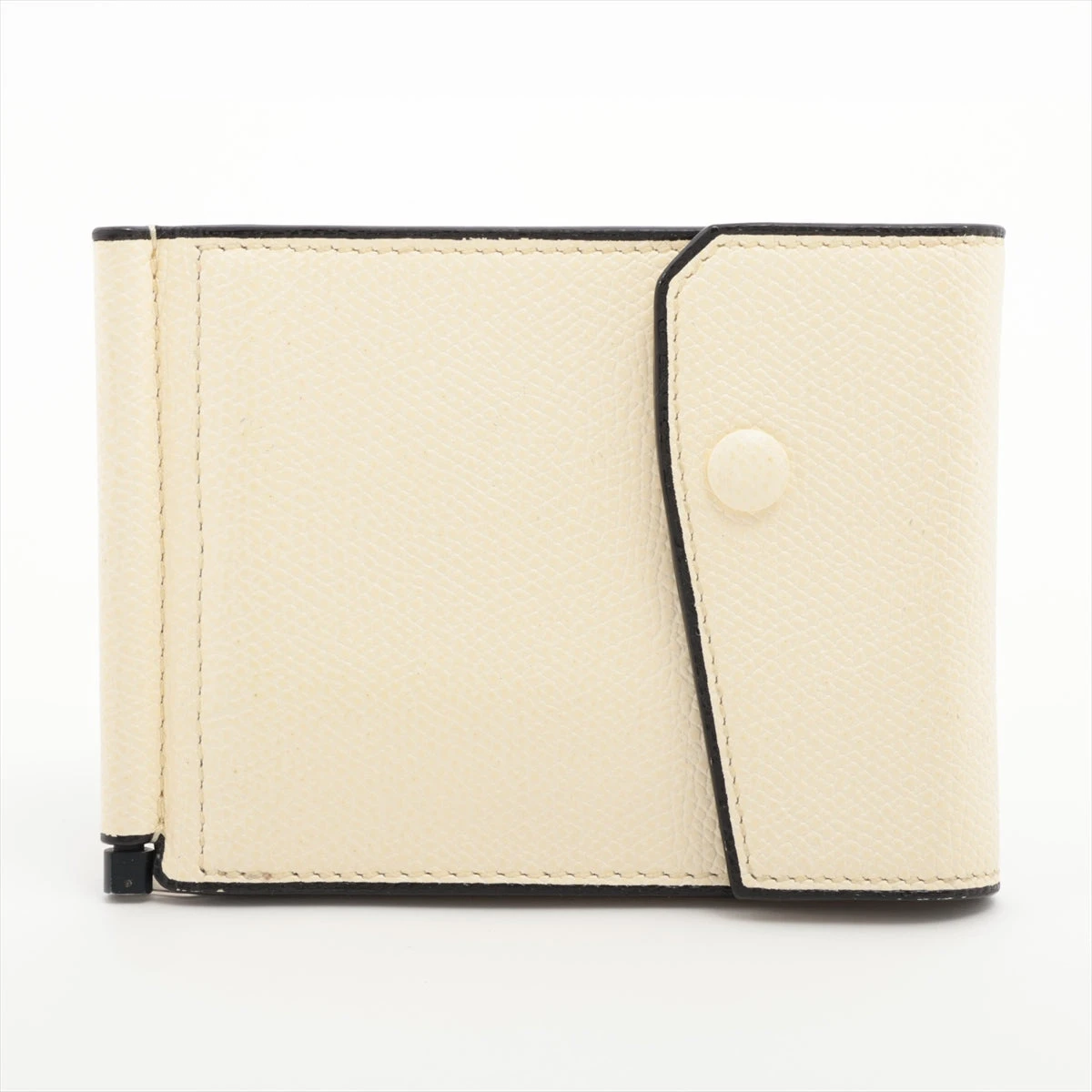 ヴァレクストラ レザー マネークリップ ホワイト A3131244｜中古