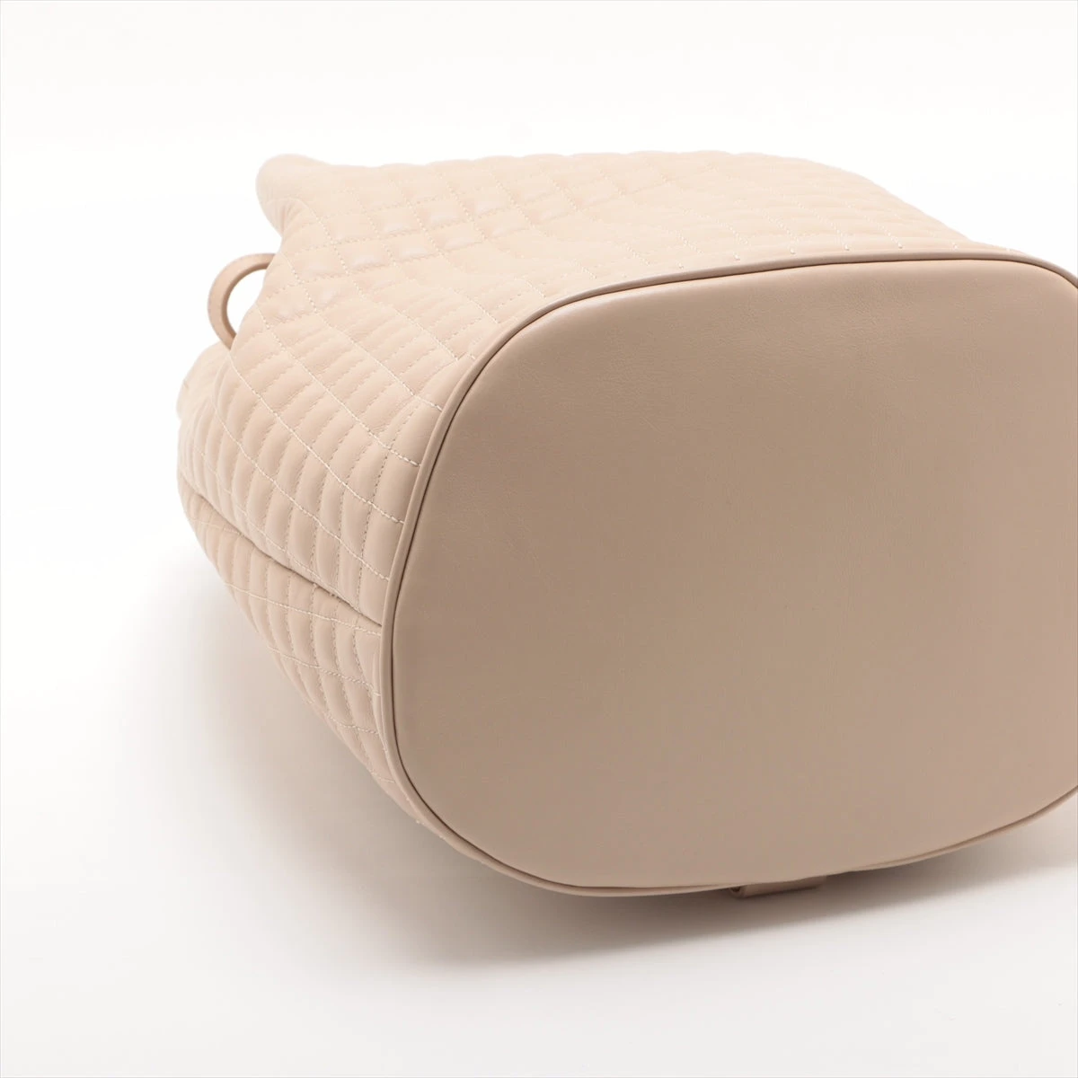 セリーヌ Cチャーム レザー バックパック/リュック ベージュ A3121208