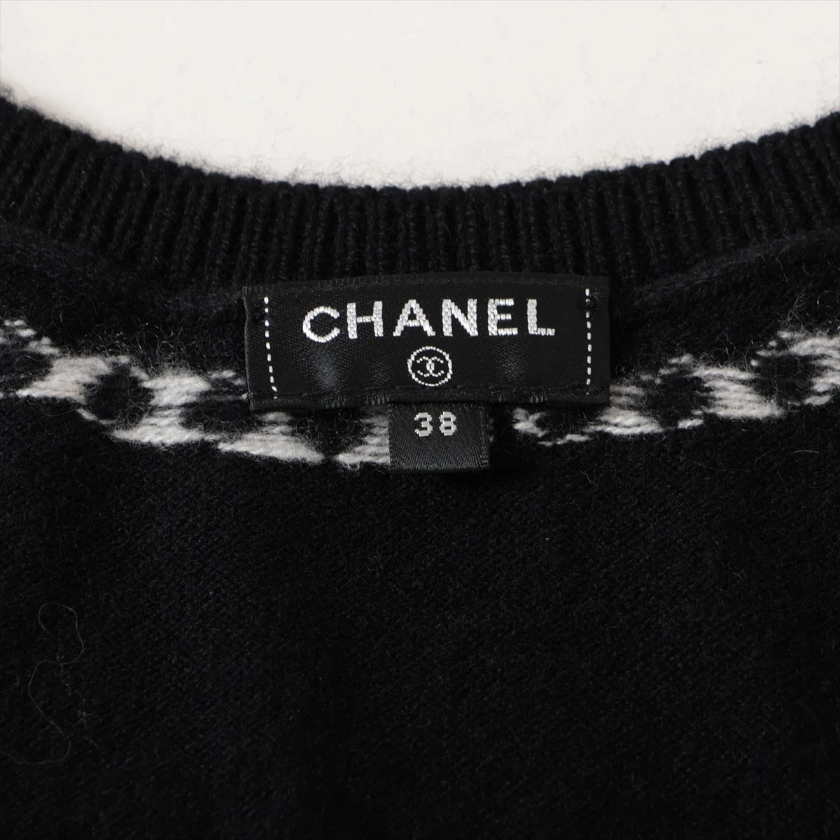 シャネル　ノースリーブ　セーター　ニット　ココマーク　カシミア　ブラック　38 楽天市場】CHANEL シャネル ノースリーブニット P40691K02967