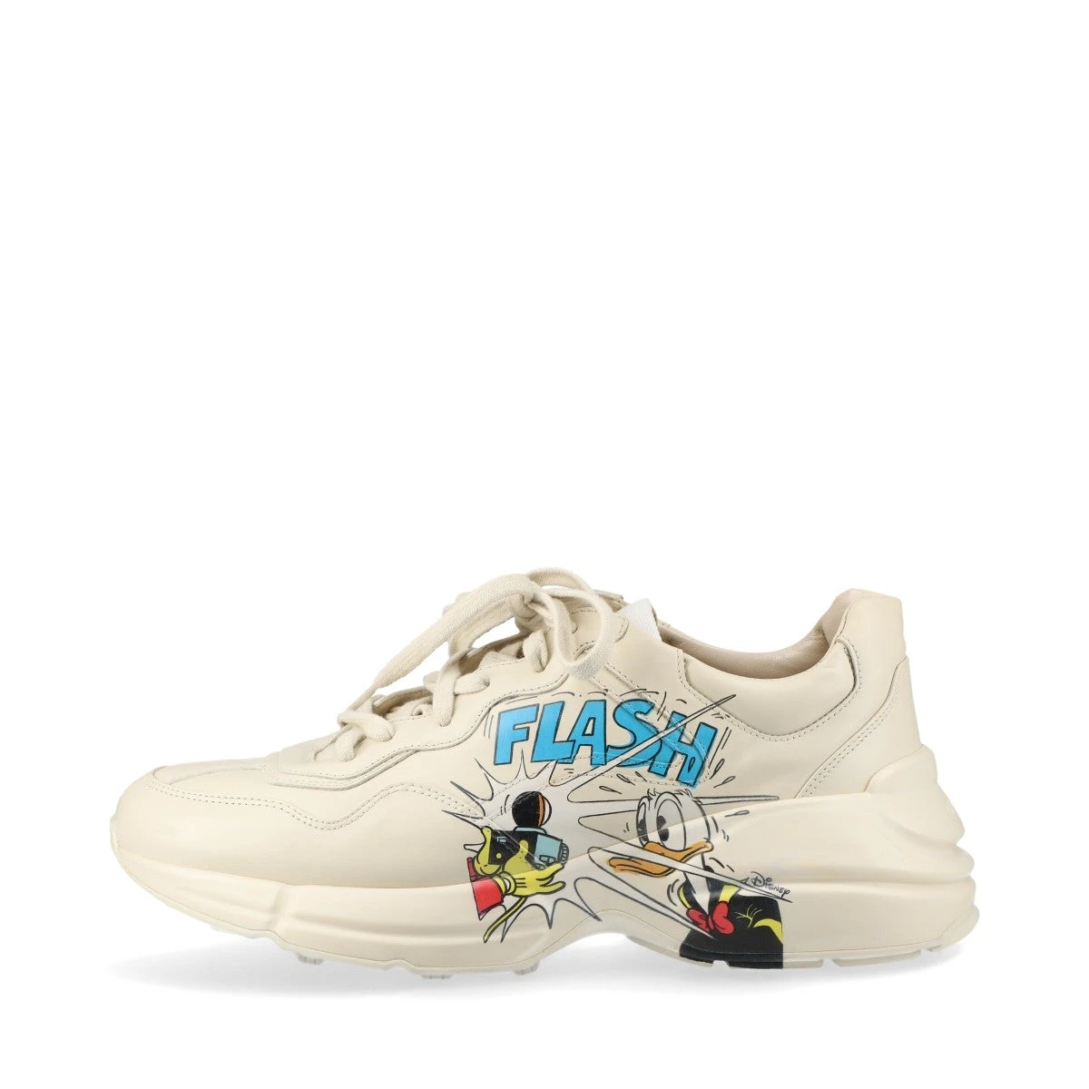 GUUCI ディズニースニーカー ホワイト GUCCI×DISNEY/グッチ×ディズニー】 ディズニーコラボスニーカー