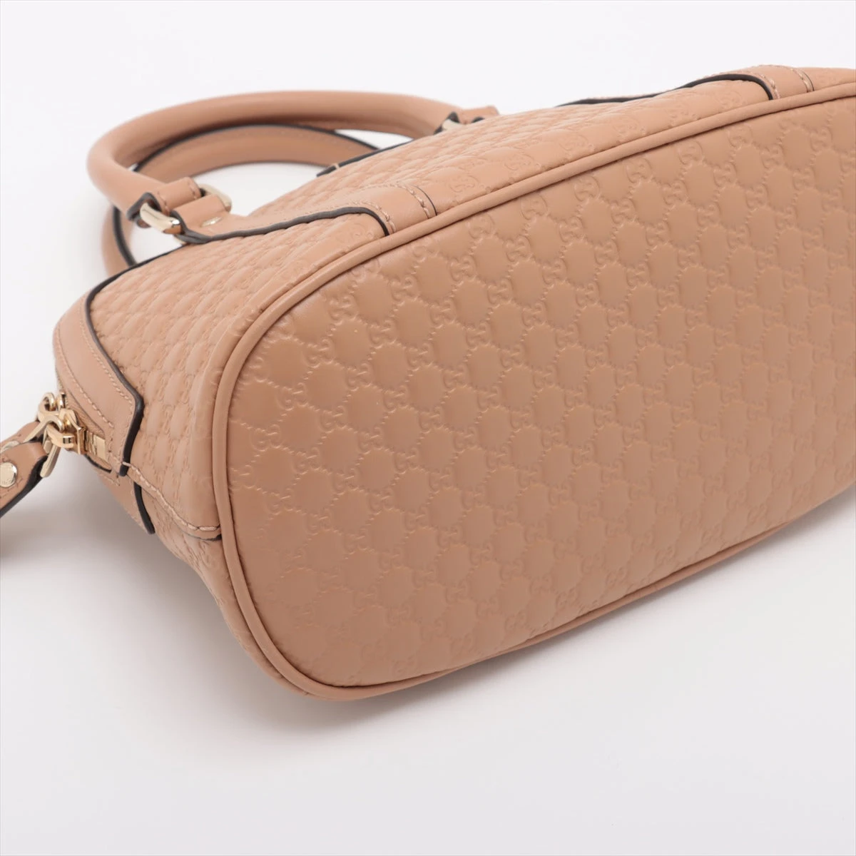 GUCCI グッチ 296856 ベージュ レザー ハンドバッグ レディース