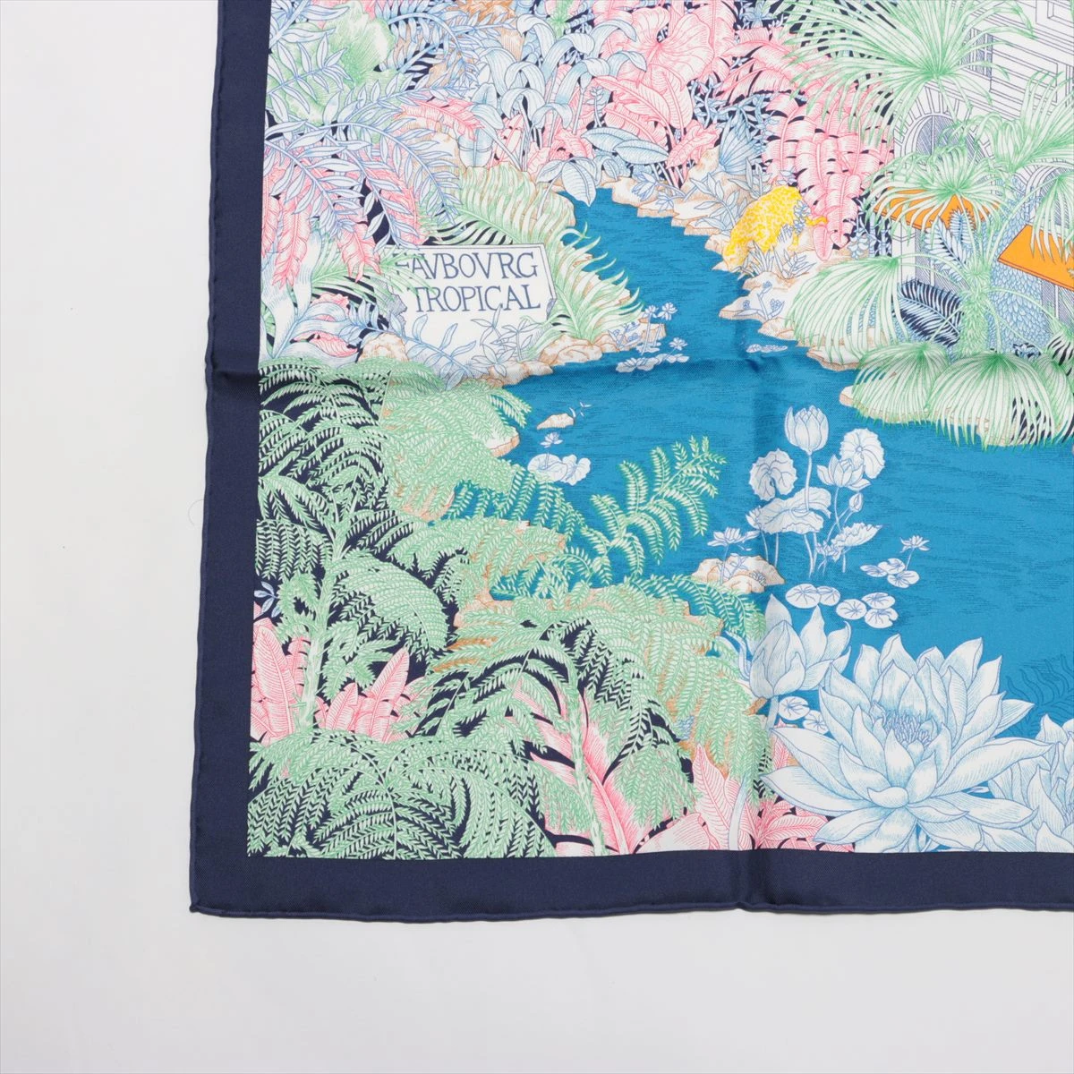 エルメス カレ90 Faubourg Tropical フォーブル トロピカル