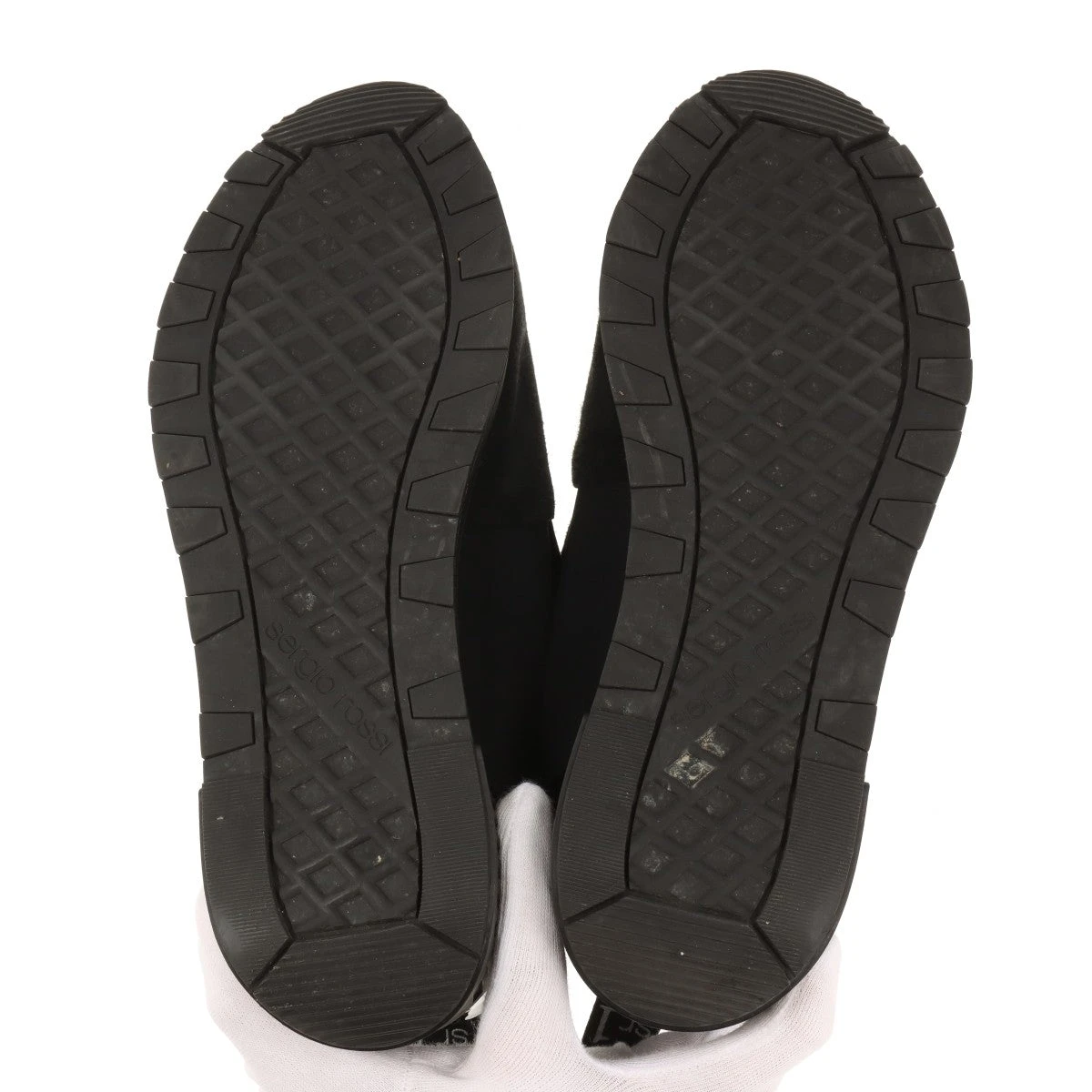 セルジオロッシ スエード×ファブリック スニーカー 36 レディース