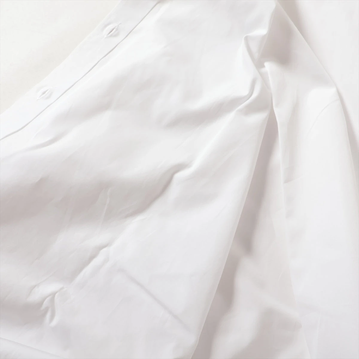 プラダ トライアングルロゴ 23SS コットン シャツ 42 レディース