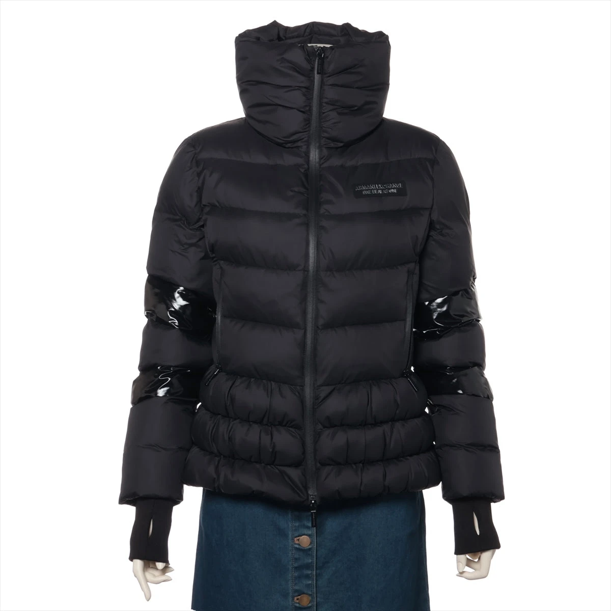 ARMANI EXCHANGE ブラック ダウンジャケット XXS