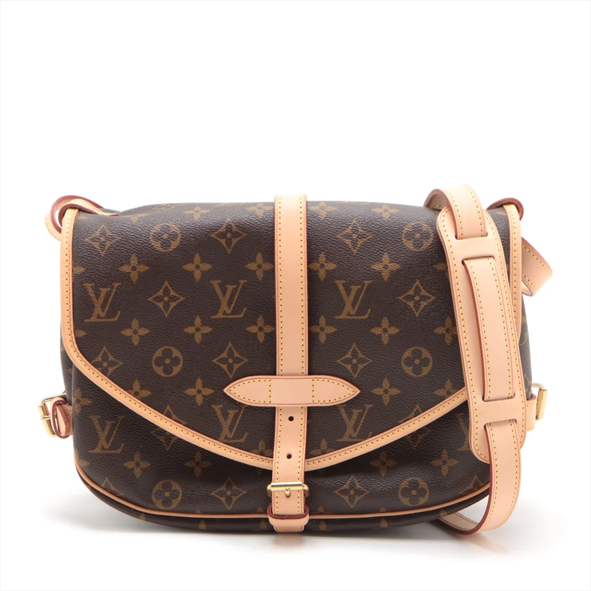 LOUIS VUITTON ルイヴィトン モノグラム ソミュール 30 斜め掛け
