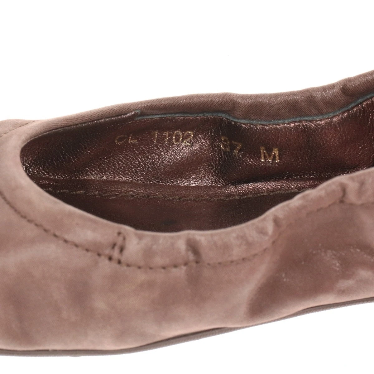 ルイヴィトン★レザー切替 モノグラム パドロック付 バレエシューズ(36) ルイヴィトン☆レザー切替 モノグラム パドロック付 バレエ