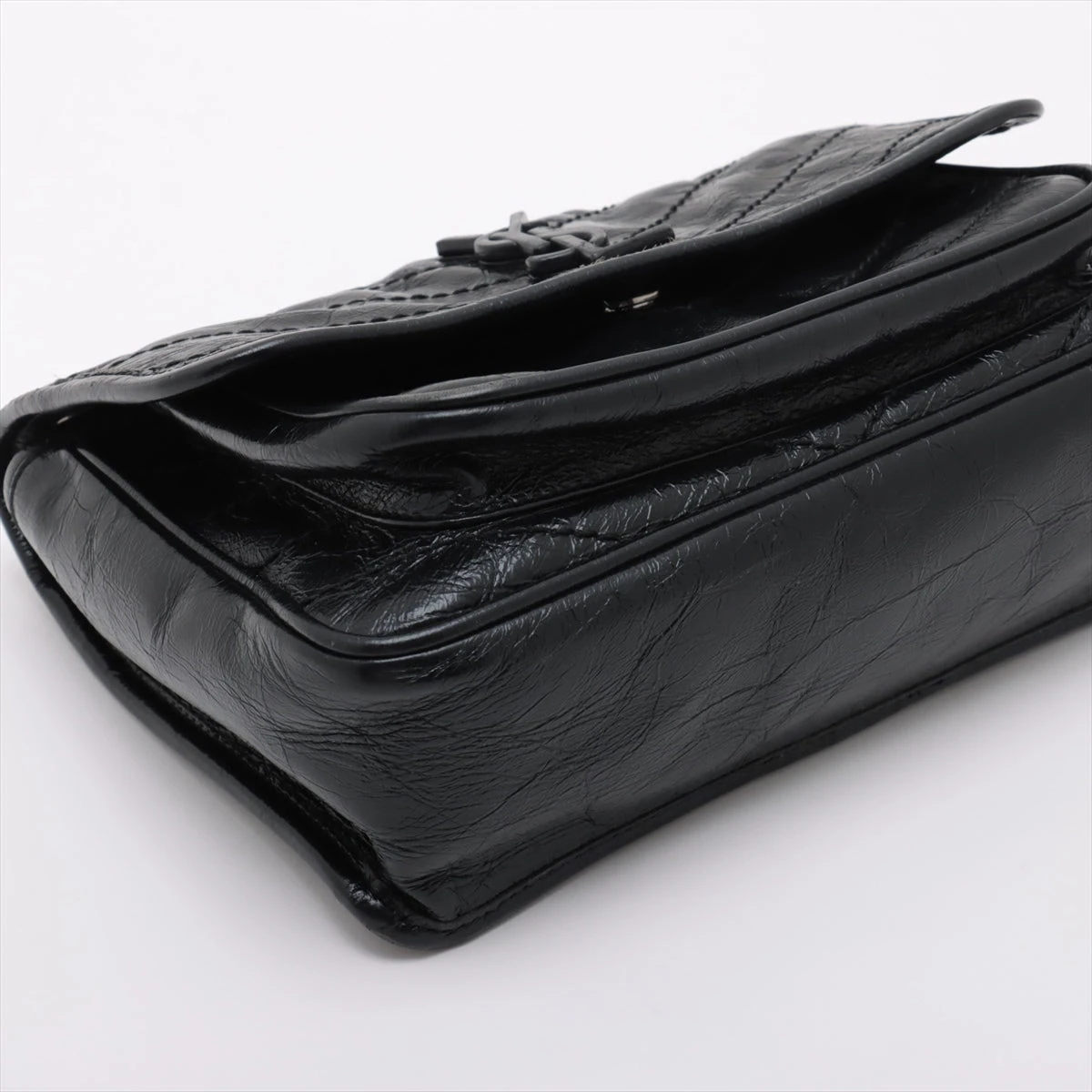 サンローランパリ ニキ ベイビー レザー チェーンショルダーバッグ