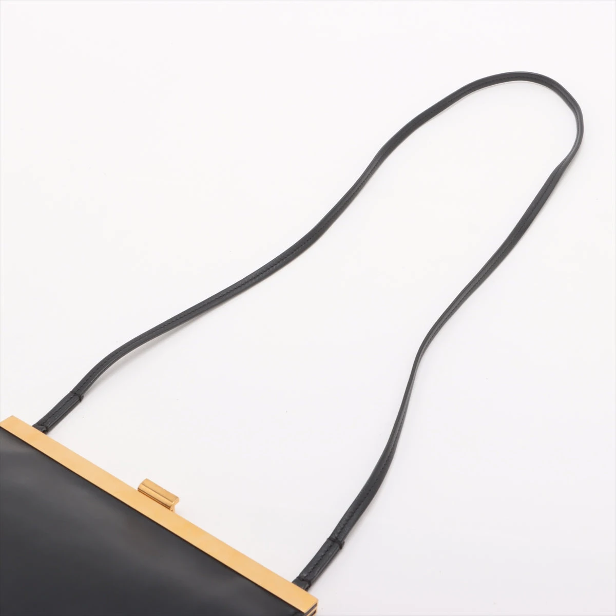 セリーヌ クラスプミニ レザー ショルダーバッグ ブラック A3128938 