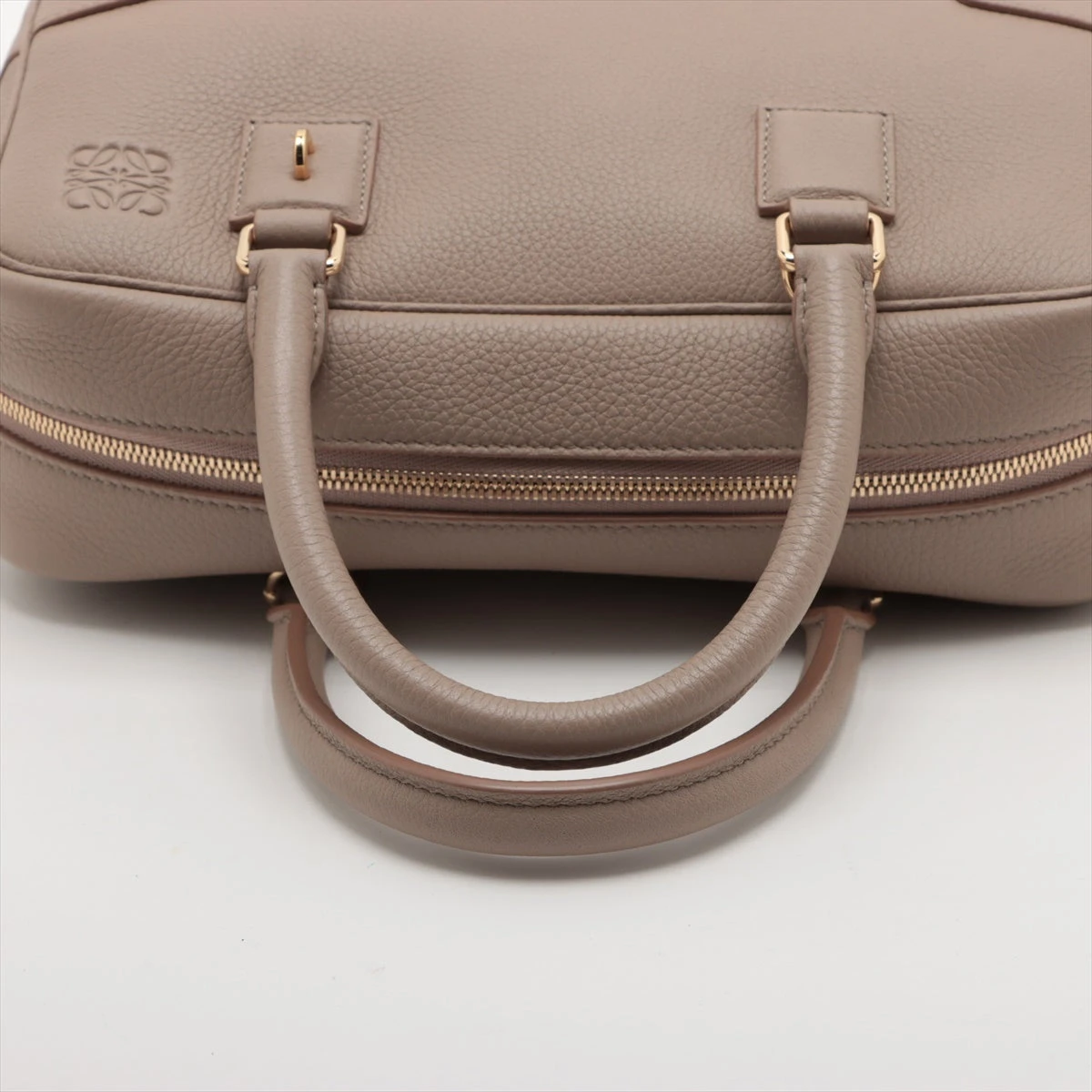 ロエベ アマソナ23 レザー 2WAYハンドバッグ ベージュ A3129899｜中古