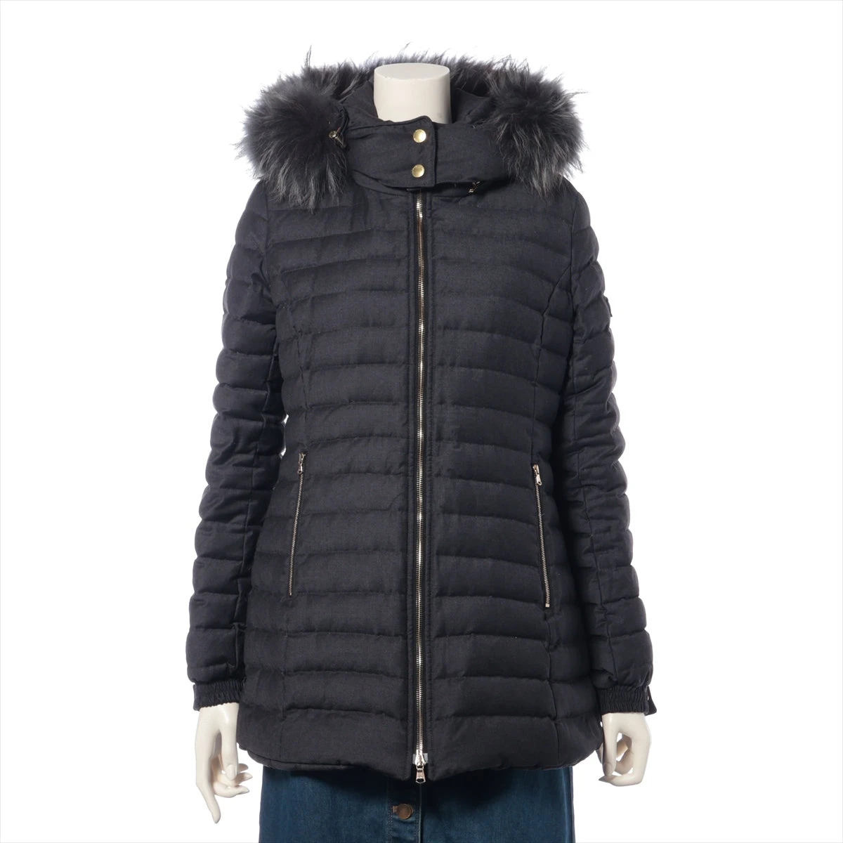 タトラス ウール×ナイロン ダウンコート 03 レディース グレー