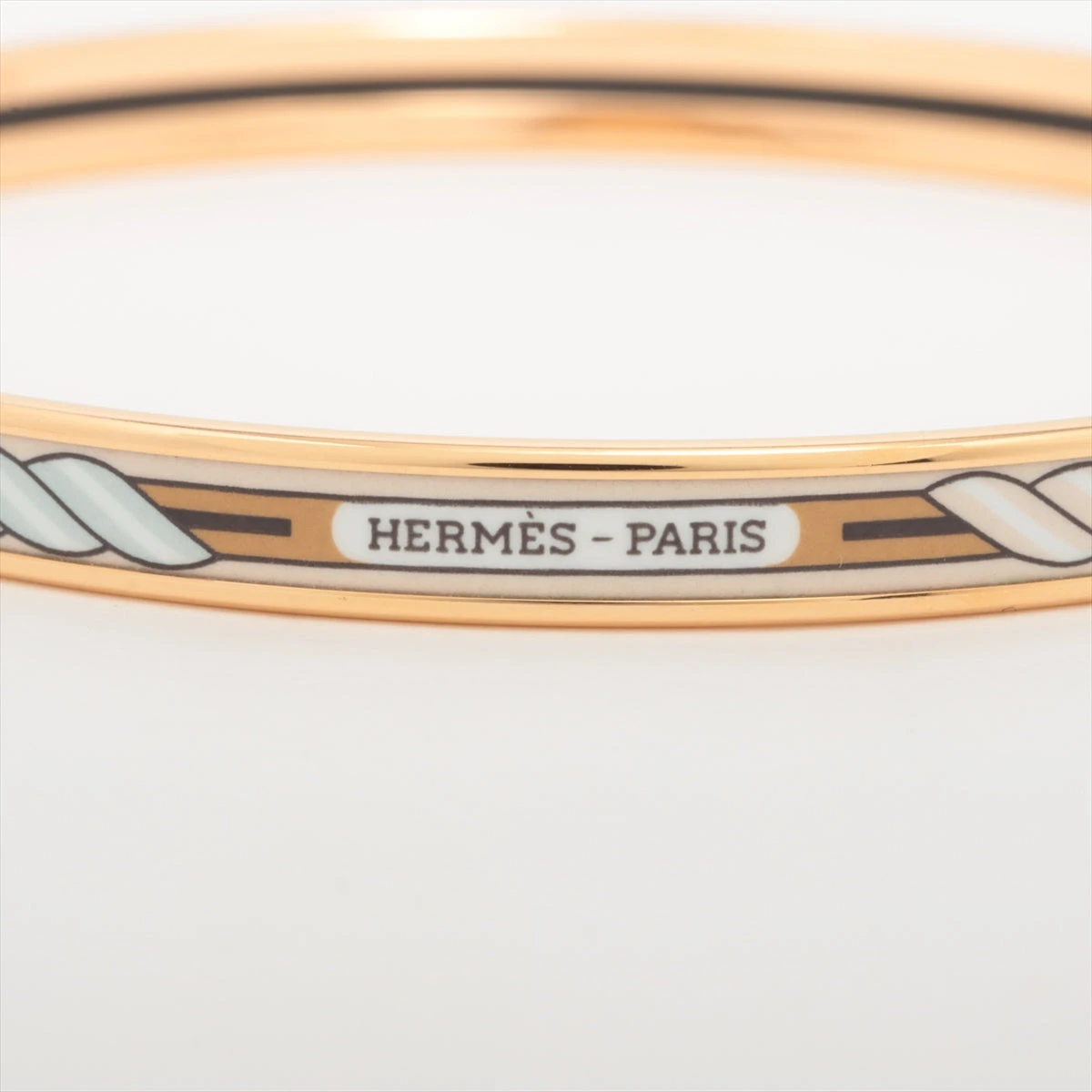 エルメス  ユニ バングル HERMES HERMES エルメス ブレスレット ユニ シルバー×ピンク