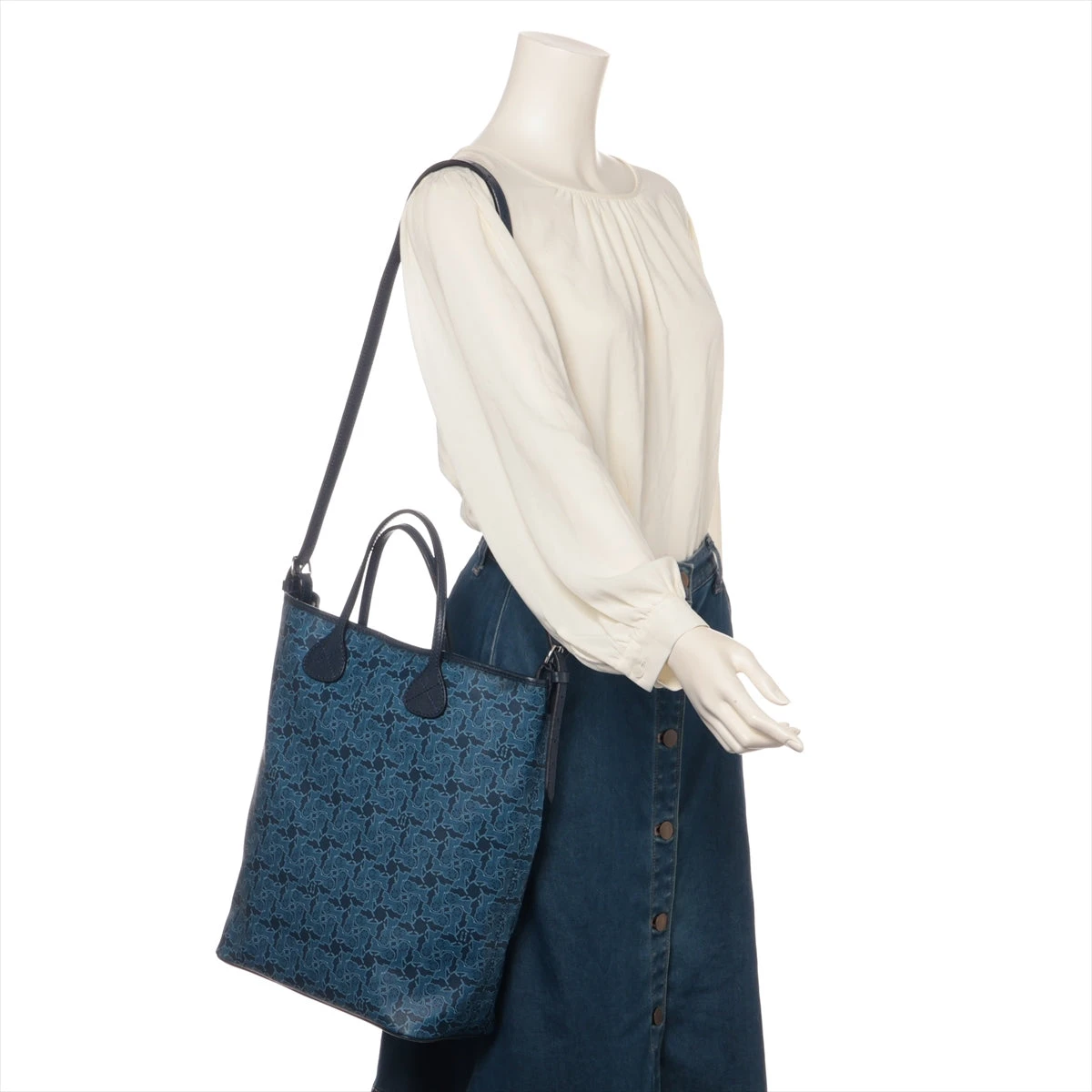 セリーヌ CELINE サルキー オールド トートバッグ 2WAY カバン 斜め掛け ショルダーバッグ レザー/PVC ブルー 楽天市場】セリーヌ サルキーロゴグラムの通販