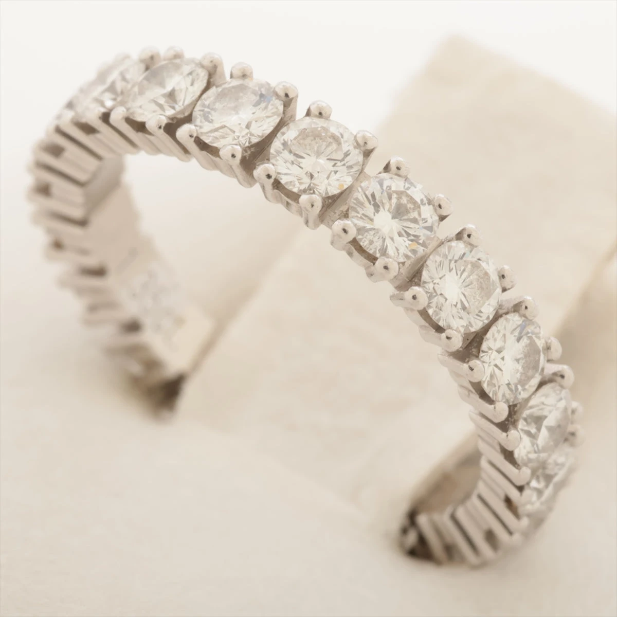 カルティエ デスティネ フルエタニティ ダイヤ リング Pt950 3.1g 1.35