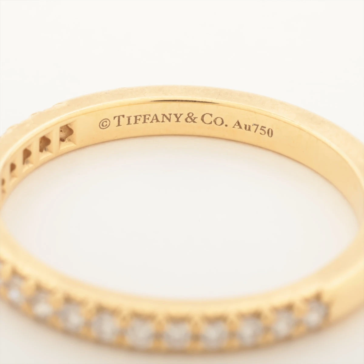 ティファニー 8号 ハーフサークル ダイヤ ソレストバンド Pt950 3665