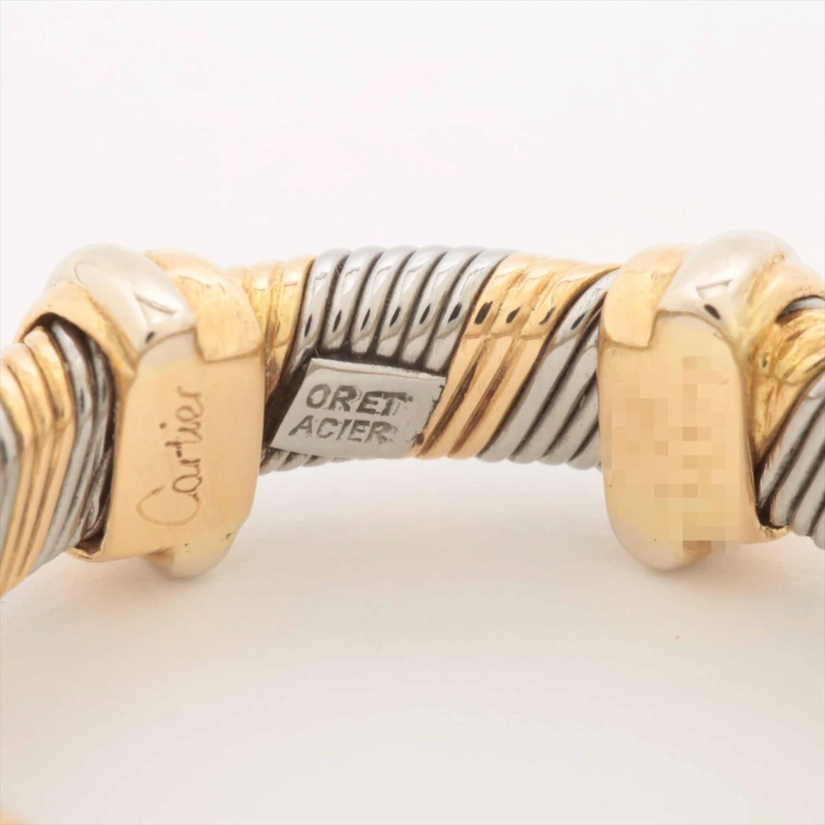 カルティエ オール エアシエール リング 金性不明 5.9g 56 OR ET Acier 