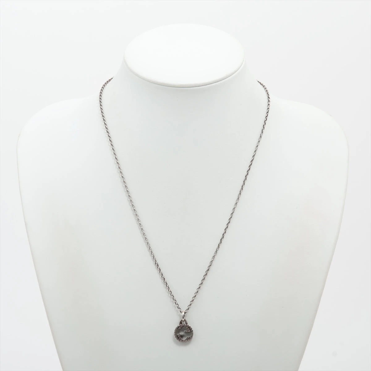 GUCCI インターロッキングG アラベスク 925 ネックレス グッチ インターロッキングG アラベスク ネックレス 925 7.2g シルバー