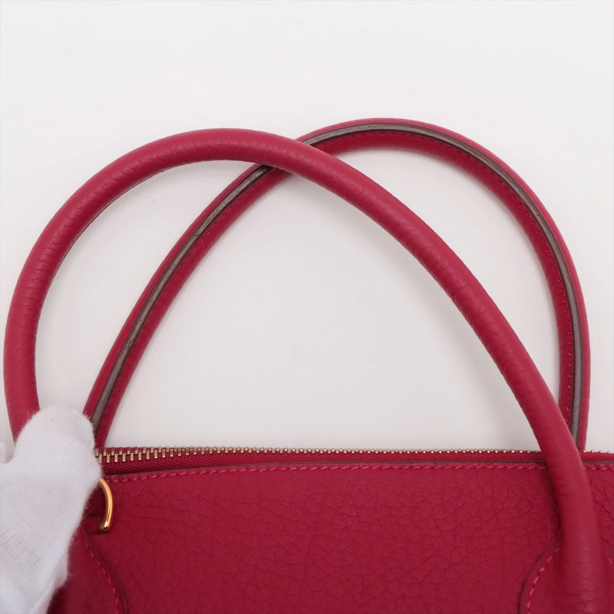 エルメス ボリード31 フィヨルド ルージュガランス ゴールド金具 □H