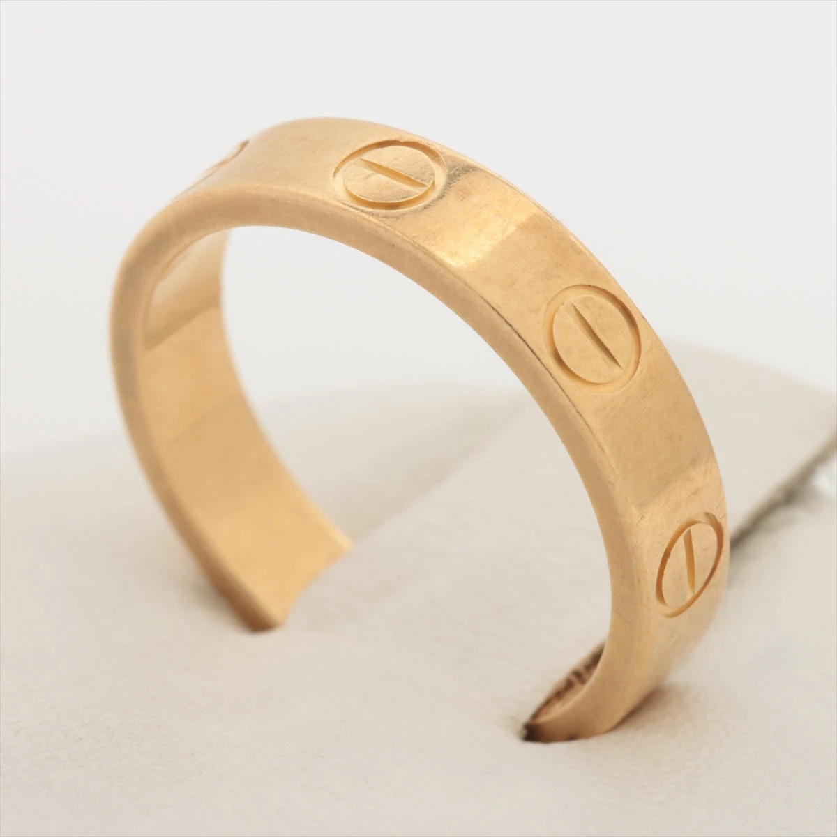 カルティエ ミニラブ リング 750(YG) 3.6g 48 A3125817｜中古ブランド  