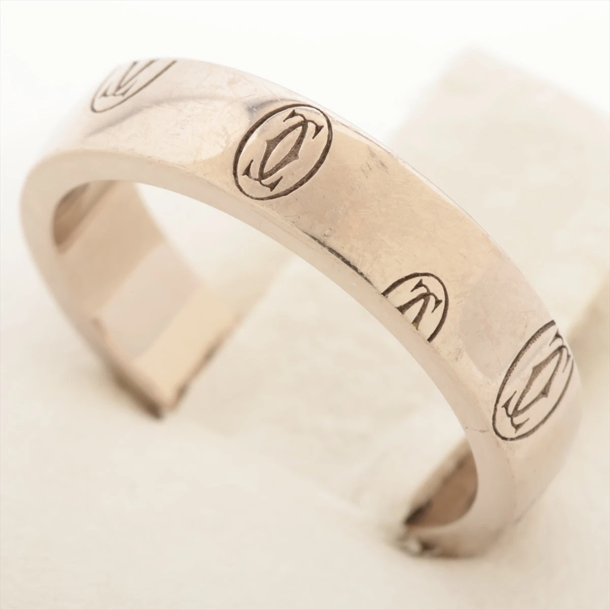 カルティエ ハッピーバースデー リング 750(WG) 4.8g 47 A3122816  