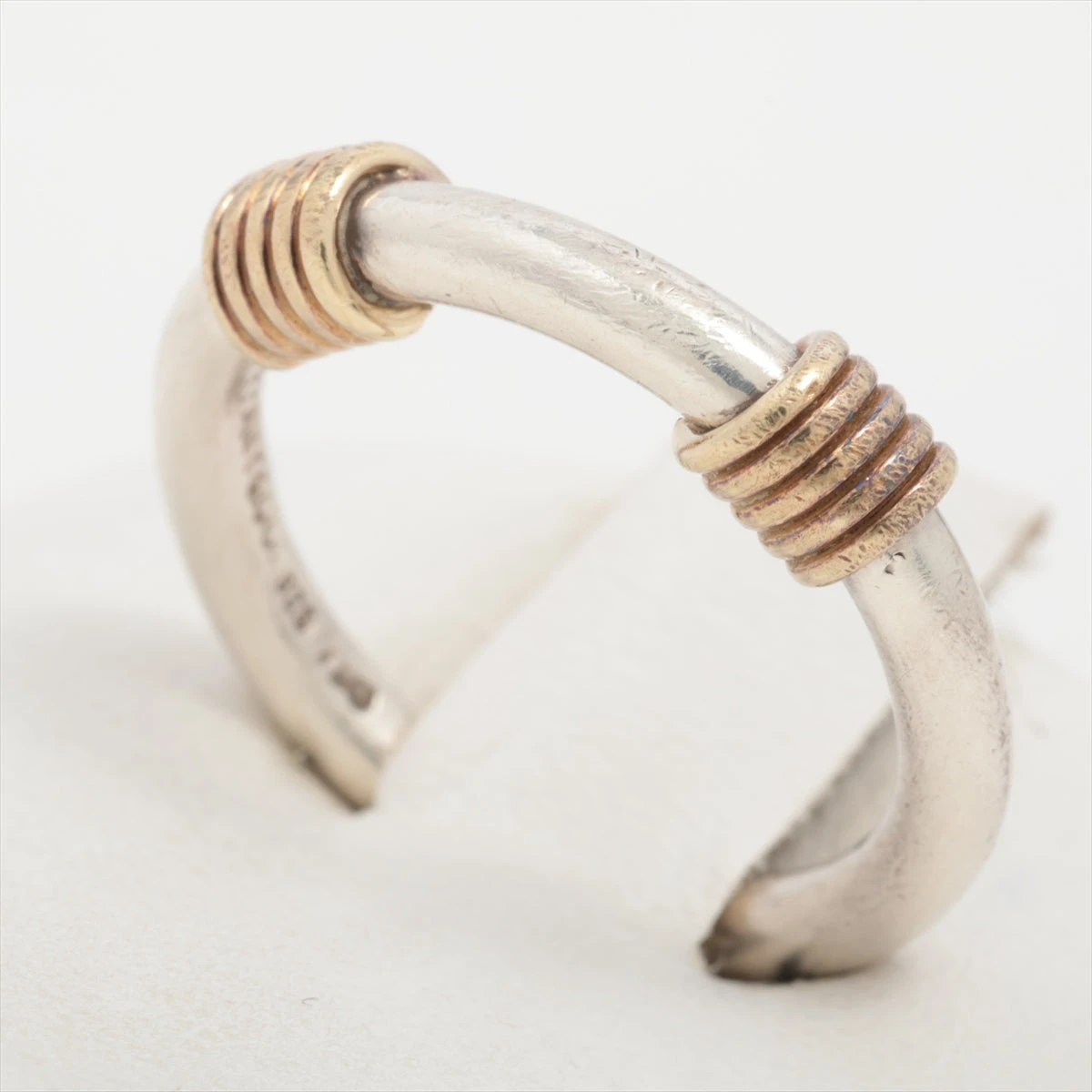 ティファニー TIFFANY バンドウィズ 2ワイヤー バングル コンビ 希少