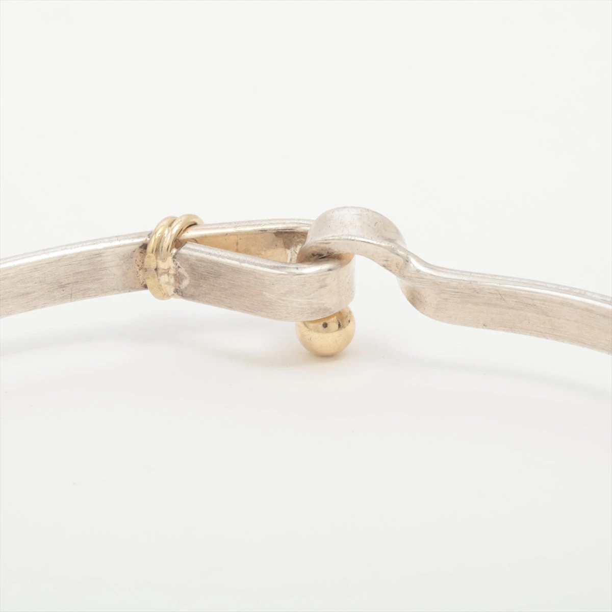 ティファニー フック&アイ バングル 925×750 12.0g シルバー