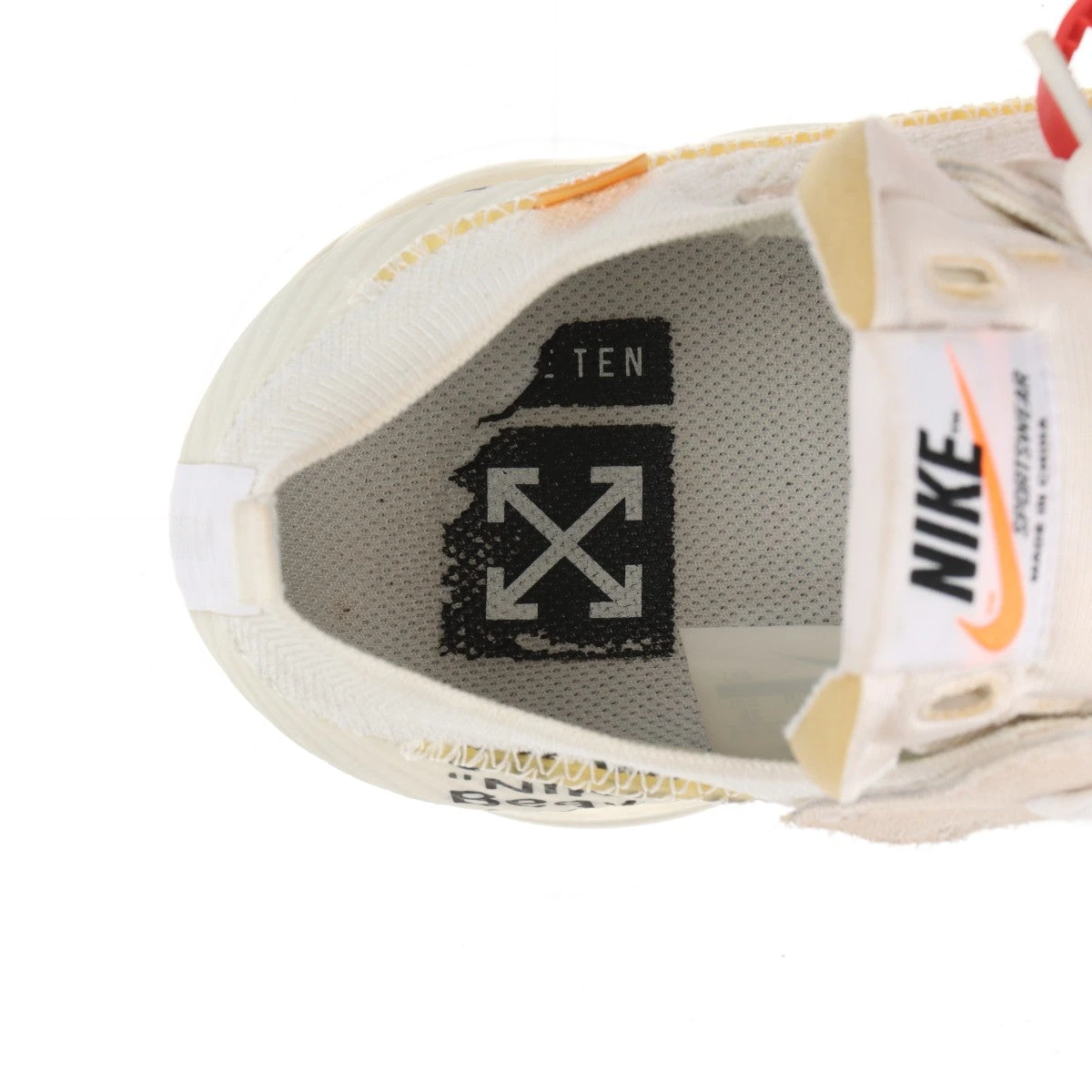 ナイキ×オフホワイト AIR VAPORMAX スエード×ファブリック スニーカー