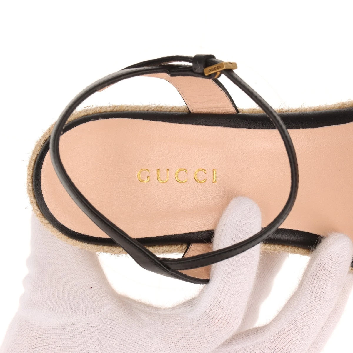 GUCCI / グッチ | GG マーモント レザー エスパドリーユ