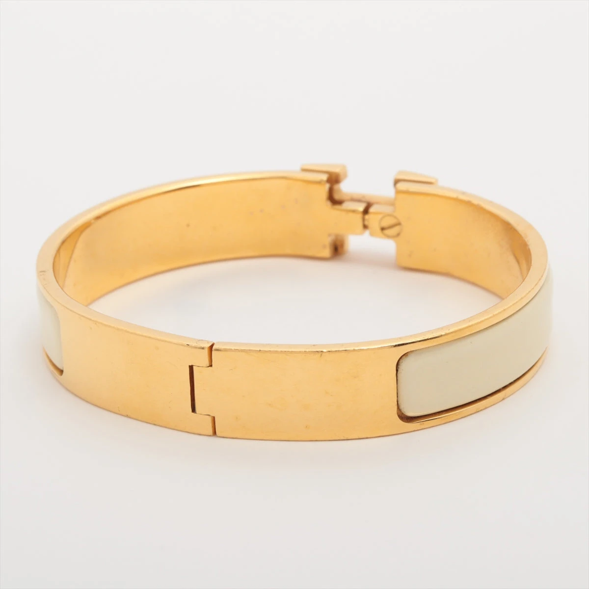 エルメス クリックHバングル ファン バングル GP アイボリー