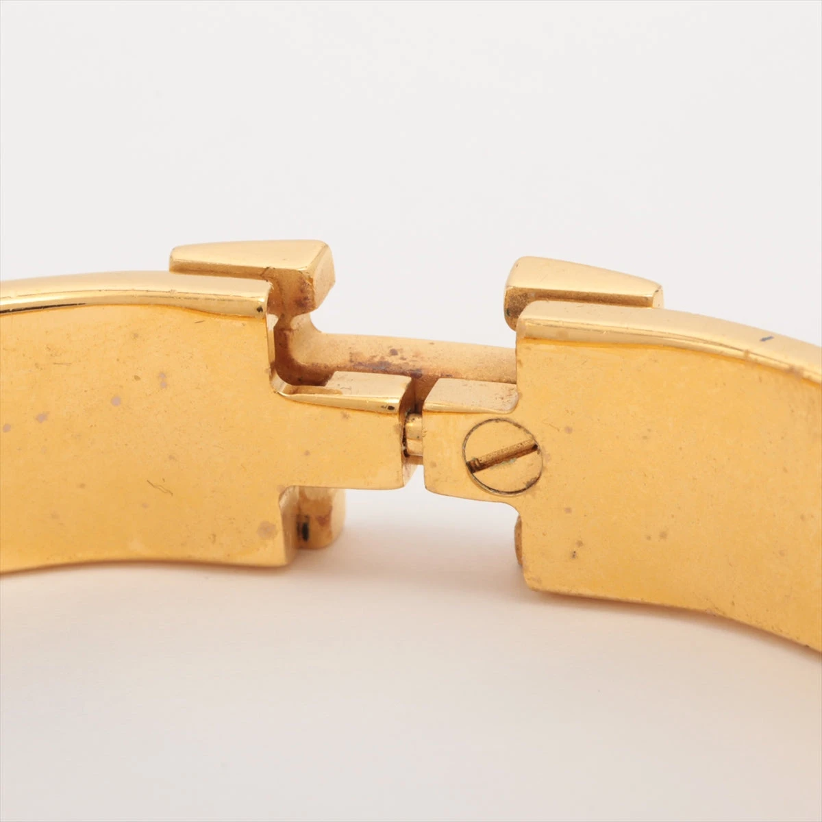 エルメス バングル クリックH PM ゴールド アイボリー 金 ユニセックス クリックH エルメス HERMES Hモチーフ クリッククラックPM