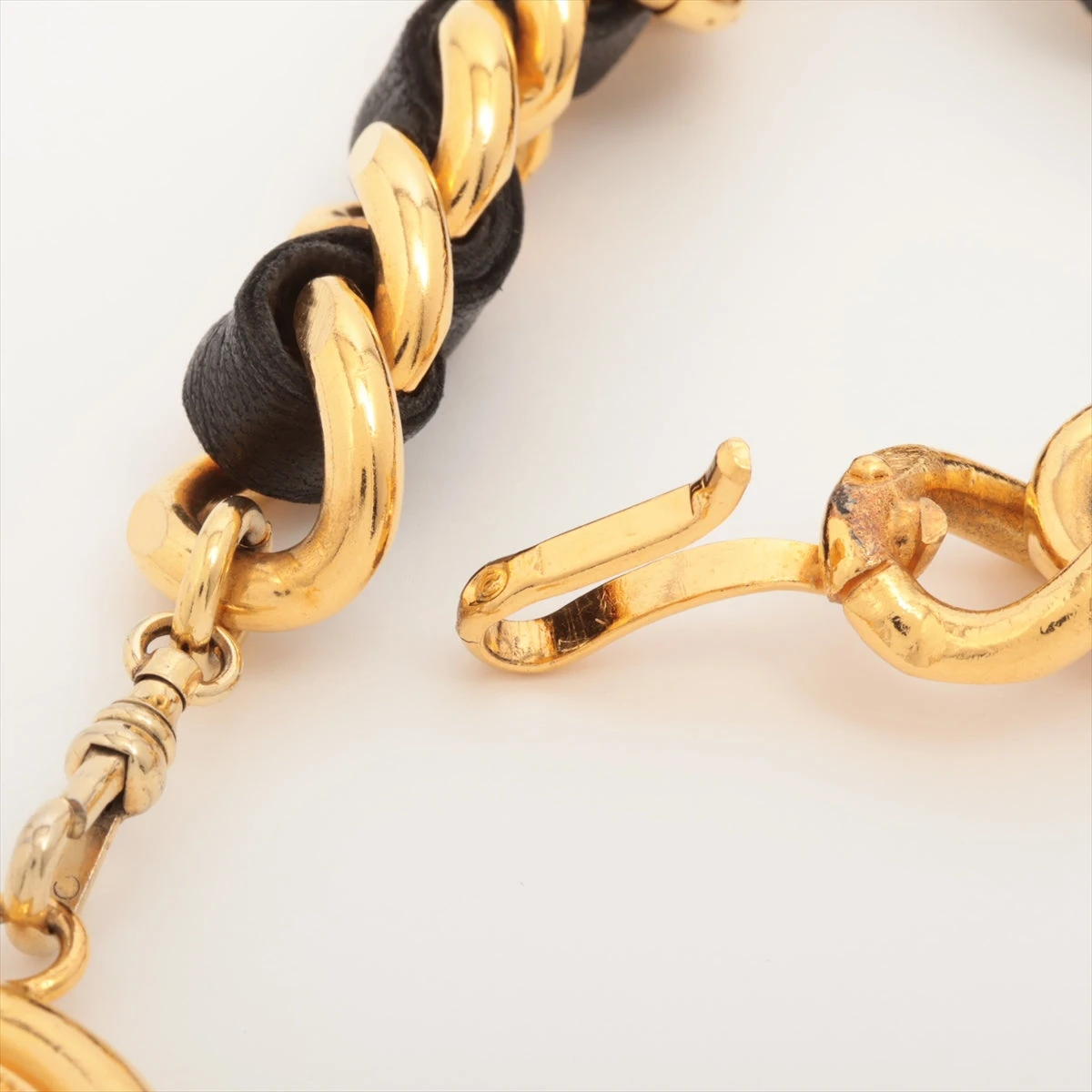 シャネル 31 RUE CAMBON ベルト GP×革 ブラック×ゴールド A3138356 