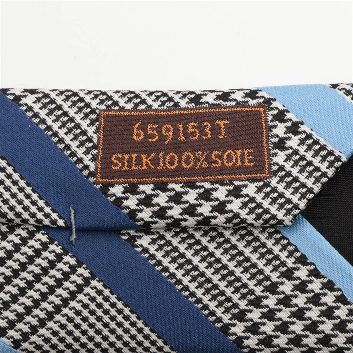 エルメス ネクタイ シルク グレー A3139833｜中古ブランド品